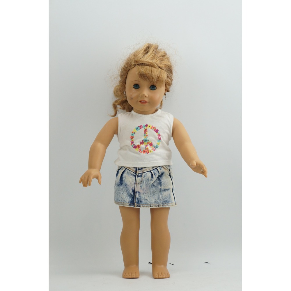 American Girl Just Like You 20 Doll 18 Inch Blonde Hair Blue Eyes Fair